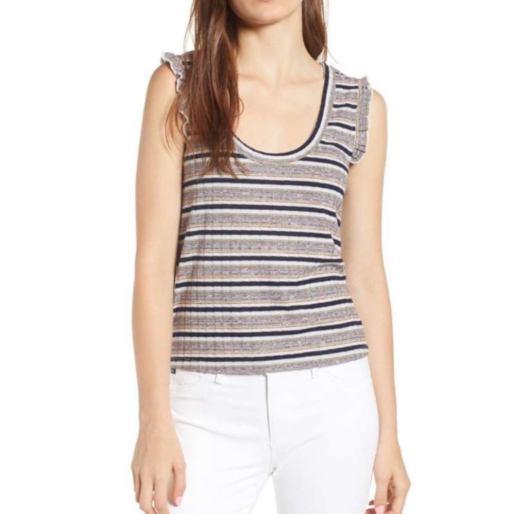 NWT Cupcakes & Cashmere Tank Riffled Size XL - Picture 4 of 4
